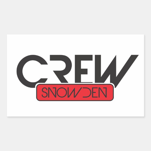 Crew Snowden Sticker (Front)