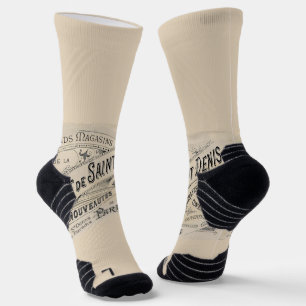 Crew Socks Paris, France Beige