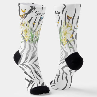 Crew Socks Tiger, Lilly and Butterflies