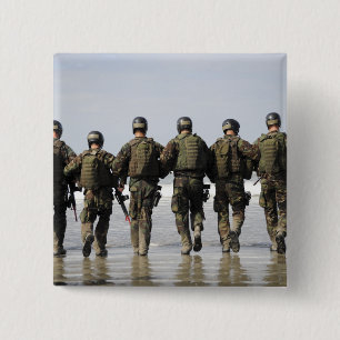 Crewman Qualification Training students 2 Inch Square Button