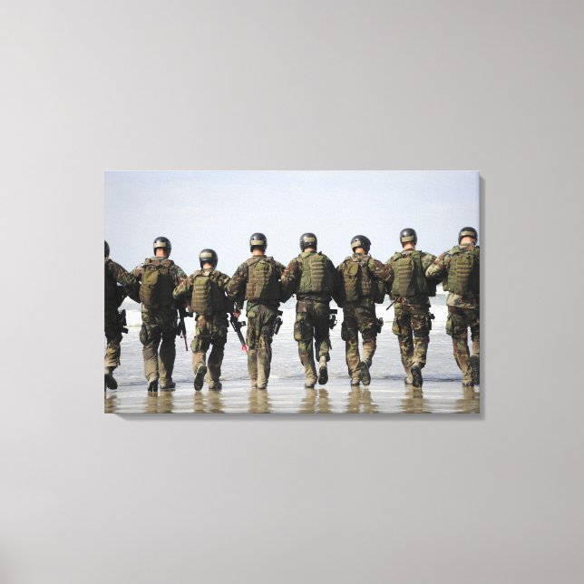 Crewman Qualification Training students Canvas Print (Front)