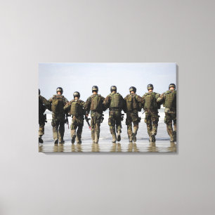 Crewman Qualification Training students Canvas Print