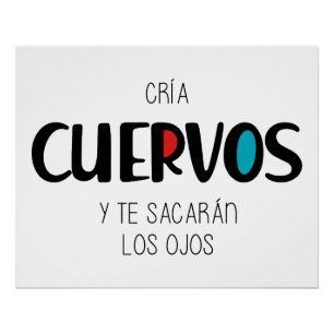 Cria cuervos poster