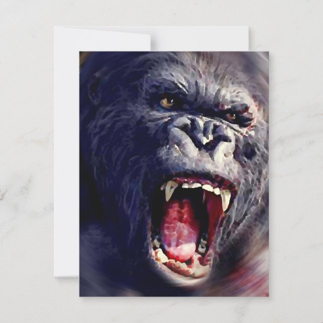Criant Invitations Gorilla (Devant)