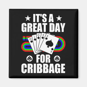 Cribbage Board For Cribbage Card Game Player Funny Magnet