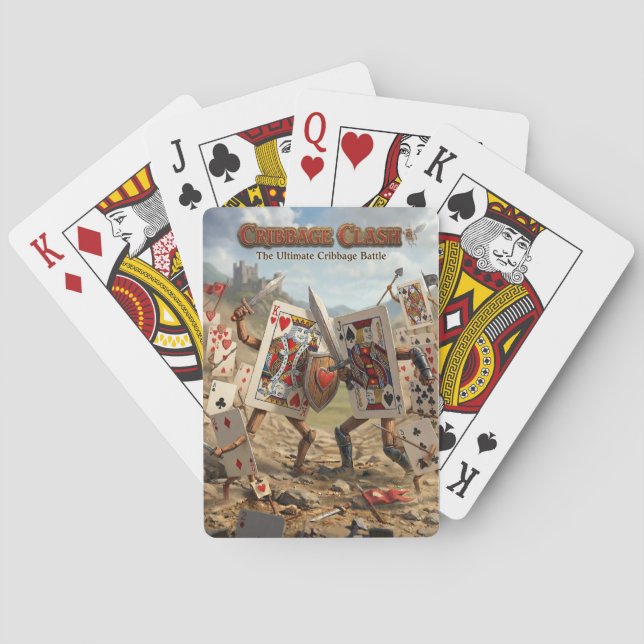 Cribbage Clash Playing Cards (Back)