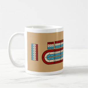 Cribbage Game Board Coffee Mug