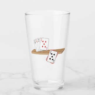 Cribbage Hand Glass