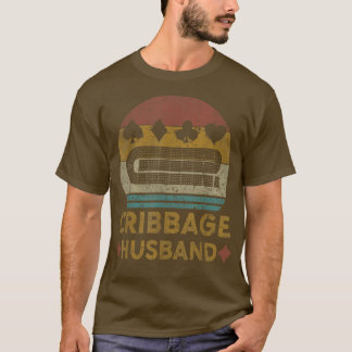 Cribbage Husband Cribbage Vintage Cribbage Board G T-Shirt