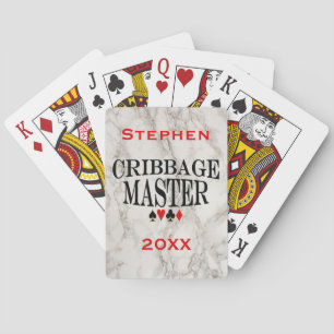 Cribbage Master Personalized Playing Cards