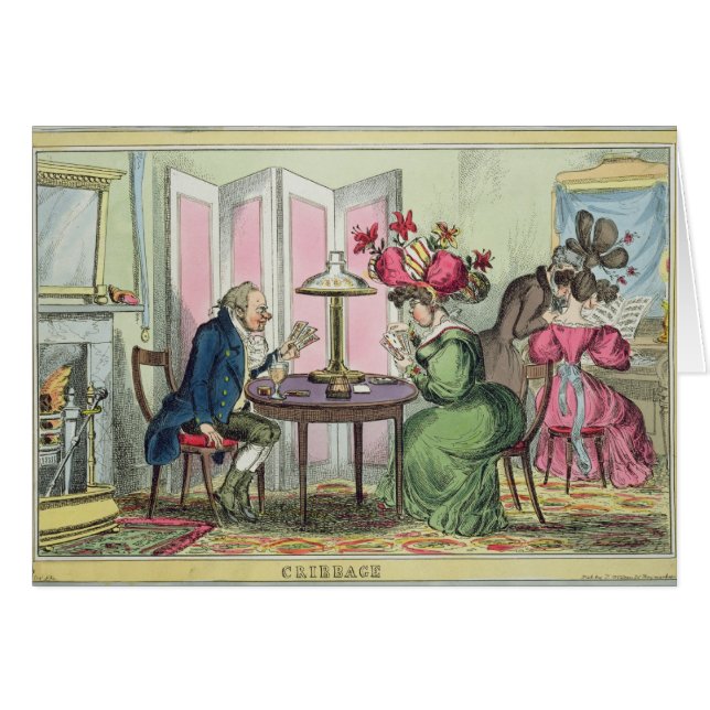 Cribbage, published by Thomas McLean, London (colo (Front Horizontal)