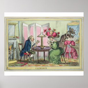 Cribbage, published by Thomas McLean, London (colo Poster