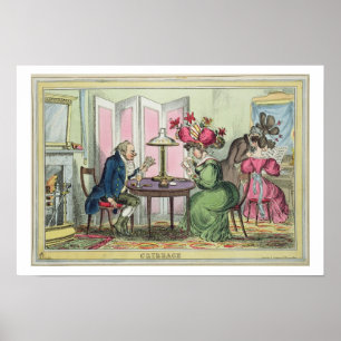 Cribbage, published by Thomas McLean, London (colo Poster