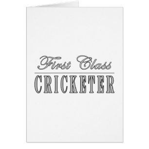 Cricket and Cricketers : First Class Cricketer