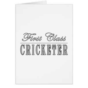 Cricket and Cricketers : First Class Cricketer