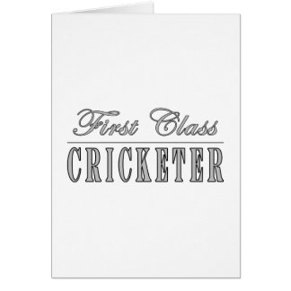 Cricket and Cricketers : First Class Cricketer