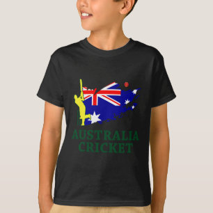 Cricket Australia Aussie Flag Union Jack Stars T-Shirt