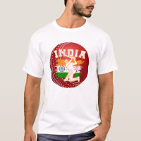 Cricket Ball Red Customize Indian Cricket Player