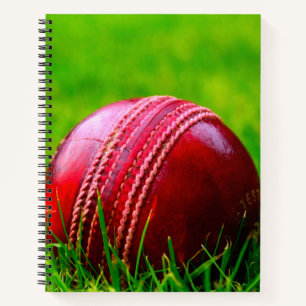 Cricket Ball Sport Personalize it With Text Notebook