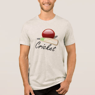 Cricket - Bat and Ball Tri-Blend Shirt