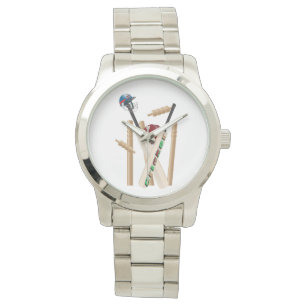 Cricket Bats Ball And Stumps, Watch