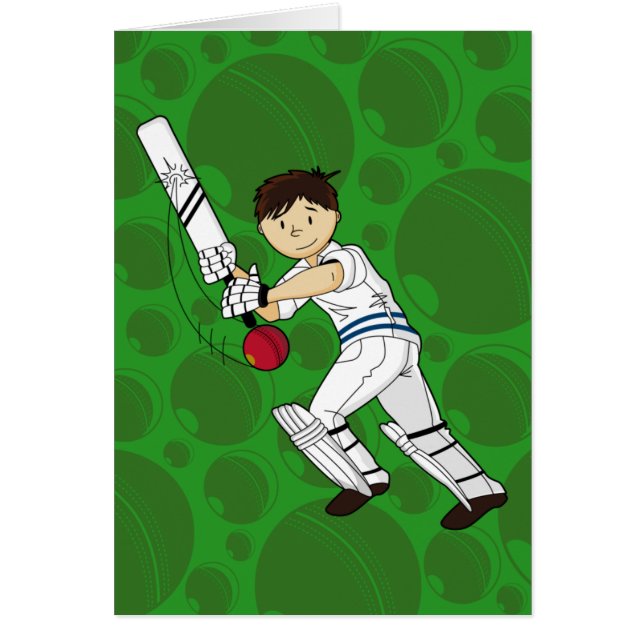 Cricket Batsman Card (Front)