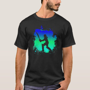 Cricket Batsman Tshirt for Cricketer  Womens Girls