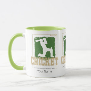 Cricket Batsman Vintage Pitcher Player Coach Mug