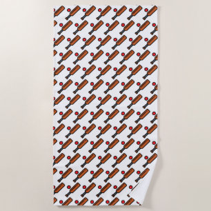 cricket beach towel