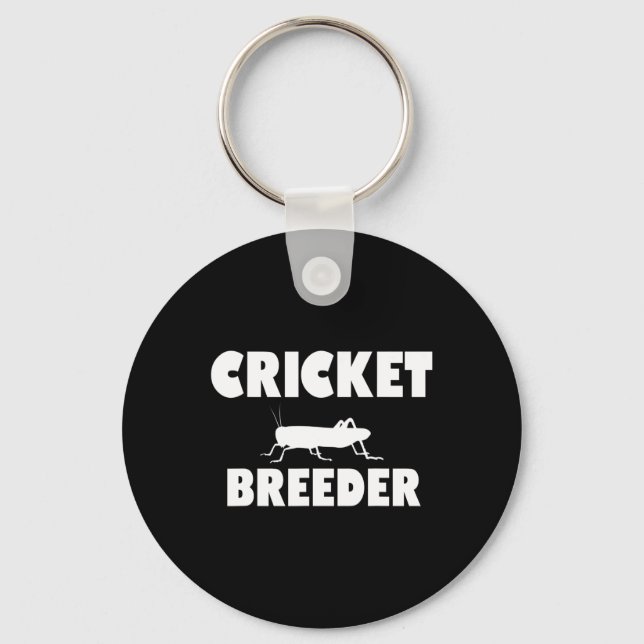 Cricket Breeder Cricket Breeding Crickets Future B Keychain (Front)