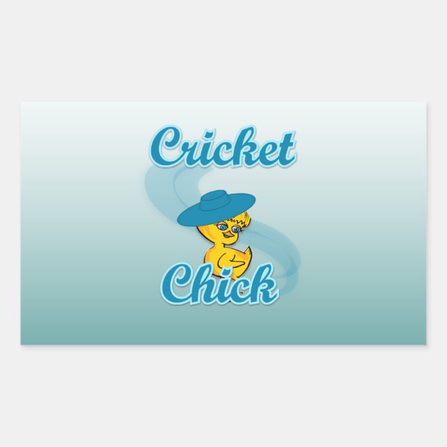 Cricket Chick #3 Sticker (Front)