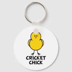 Cricket Chick Keychain