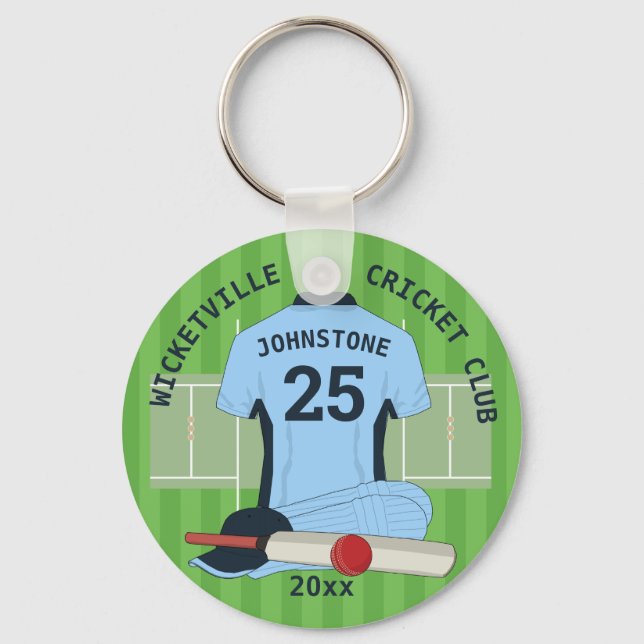 Cricket club Team awards Keychain (Front)