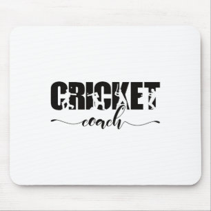 Cricket Coach Mouse Pad