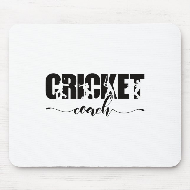 Cricket Coach  Mouse Pad (Front)