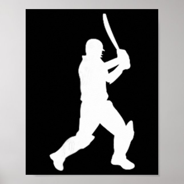 Cricket Cricketer Cricketers Tter T20 Test Cricket Poster (Front)