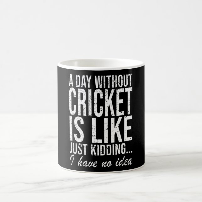 cricket cricketer Funny Saying Gift Coffee Mug (Center)
