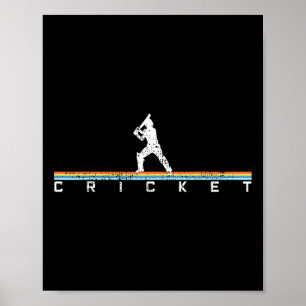 Cricket Cricketer Gift Tsman  Poster
