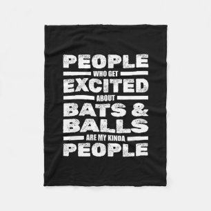 Cricket - Cricketer Ts Player Tsman Bowler Cricket Fleece Blanket