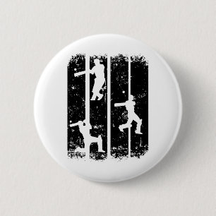 Cricket - Cricketing Cricket Sports Cricket Player 2 Inch Round Button