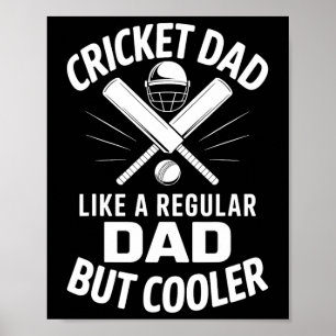 Cricket Dad Funny Cricket  Poster