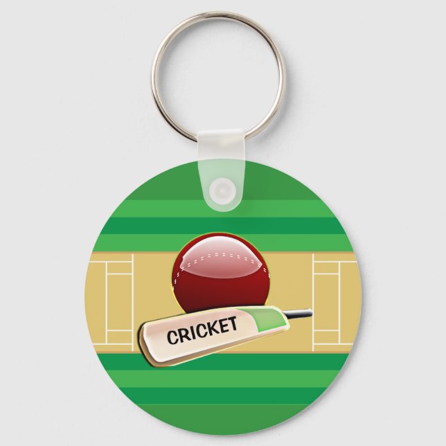 Cricket  Design Keychain (Back)