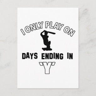 cricket designs postcard