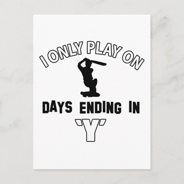 cricket designs postcard (Front)