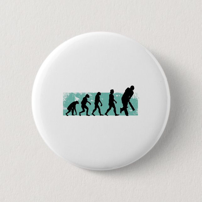 Cricket Evolution Cricket  2 Inch Round Button (Front)