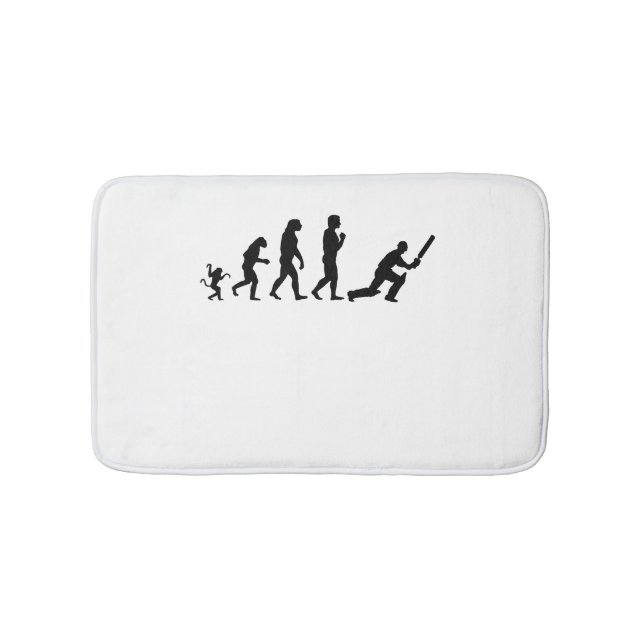 Cricket  evolution, #Cricket Bath Mat (Front)