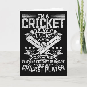 Cricket Game - Playing Cricket Is Smart Be A Crick Card