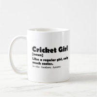 Cricket Girl Funny Definition Cricket Lover