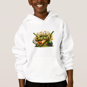 Cricket Gold Emblem Sport Inspired Kids Pullover H