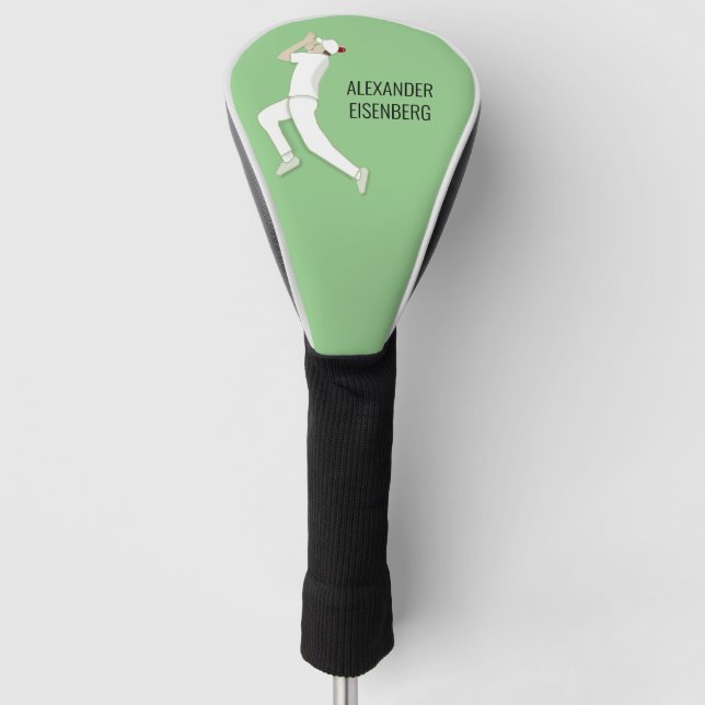 Cricket Golf Head Cover (Front)